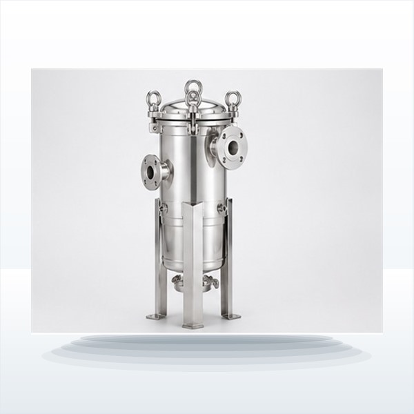 Stainless steel bag filter housing